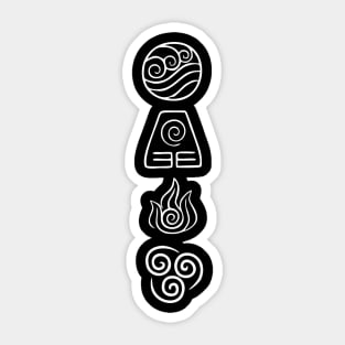 Avatar - The Four Elements Sticker